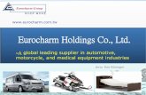 Eurocharm Holdings Co., Ltd.³•說會簡報_EN.pdf2 Company Profile Stock Code：5288 TT Founded ：2011/07/18 Paid-in Capital ：649,321,530 Number of Employees ：Total 3,500 Headquarter：New
