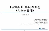 (Alice 판례 - WordPress.com · 2017. 5. 24. · 3 비발명의 예 - 자연법칙 ... Alice社는 금융 거래를 용이하게 하는 컴퓨터 시스템소프트웨어 사용에