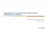 Montgomery County Police Department Performance Review · 2012. 10. 11. · Jurisdictions 2005-2008 as reported in UCR Year (CY) e's ty e ty f a fax ty ty Loudoun ty D al ty, MD UCR