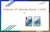 Features of Samsung Galaxy Z Fold 2