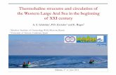Thermohalinestrucutreand circulation of the Western Large ... · Water circulation –“natural” conditions the peculiar feature of the water circulation in the Aral Sea in its