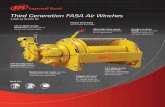 Third Generation FA5A Air Winches - Ingersoll Rand Products · Takeoff Angle - Standard Configuration Takeoff Angle - Open Frame Option (H) 16˚ 83˚ 115˚ Cable take off 63˚ 45˚