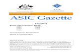 Published by ASIC ASIC Gazette - ASIC Home | ASIC · a i p group pty ltd 081 304 789 a l britton holdings pty ltd 107 610 275 ... back to basics business training pty ltd 077 042