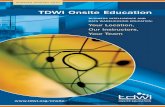Business intelligence and data Warehousing education: Your ...download.101com.com/pub/tdwi/Files/TDWI_Onsite Bro_0609.pdf · enterprise data Modeling for Business Intelligence ...