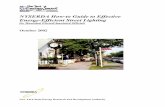 NYSERDA How-to Guide to Effective Energy-Efficient Street ...Effective energy-efficient street lighting uses a balance of proper energy efficient technologies and design layout to