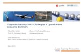 Corporate Security 2030: Challenges & Opportunities ... Corporate Security 2030: Challenges & opportunities.