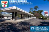 2203 DUNN AVENUE | JACKSONVILLE, FL ASKING PRICE: … · 2017. 11. 6. · Lease Type NN Expenses Roof & Structure Tenant 7-Eleven, Inc., Vacant Website NOI $79,484 ($26.49/sf) Occupancy