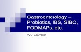 Gastroenterology – Probiotics, IBS, SIBO, FODMAPs, etc. · 2017. 5. 16. · Lactobacillus rhamnosus GG (LGG) is the most effective probiotic reported reducing both severity and