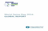 World Spine Day 2016 - Global Report · 2017. 2. 3. · The principal campaign objectives of World Spine Day 2016 were to increase awareness of World Spine Day generally and to increase