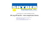 PRODUCT INFORMATION KayPark receptacles · 2016. 4. 10. · PRODUCT INFORMATION KayPark receptacles 2946 Larimer St. Denver, CO 80205 303-295-1100 / 800-373-7693 FAX 303-295-2464