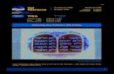 Yitro - United Synagogue No.21 YITRO n… · Yitro, Moshe’s father-in-law and a Midianite priest, hears about the miraculous Exodus from Egypt. He comes to meet Moshe in the desert,