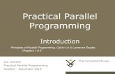 Practical Parallel Programmingparallel.vub.ac.be/education/ppp/slides2019/PPP_1_Introduction.pdf · waarneming een primeur. Virgo, die een uitgebreide update heeft gekregen en nu