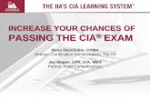 INCREASE YOUR CHANCES OF PASSING THE CIA EXAM · 2012. 11. 7. · Certified Internal Auditor ... • Beginning in 2012, practicing CIAs must complete a total of 40 hours of acceptable