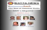 W7SU - OAR e Magazineogdenarc.org/newsletter_archive/Watts News March 2017.pdf2017. WIMU Hamfest in June which is the ARRL State onvention, and the Utah Digital ommunication onference