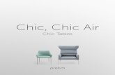 Chic, Chic Air - Hunt Office Interiors · 2018. 5. 20. · Chic Air fits a minimalistic approach with character ... minimalistic, sophisticated form. The collection includes compact