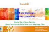 GDPR and Blockchain : Are they compatible? · Guidance on Blockchain Use (2018) • Organisations should carefully exercise caution in deciding if they need to use blockchains, especially