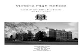 Victoria High School · 2019. 2. 15. · Victoria High School . COURSE SELECTION. 2019 / 2020 . Victoria High School 1260 Grant St. Victoria, BC V8T 1C2 (250) 388-5456 .