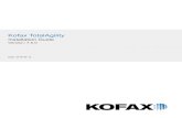 Version: 7.5.0 Installation Guide · 2018. 6. 12. · Dynamics CRM installation ... Edit database X++ event methods ... • Kofax TotalAgility Help: Provides details about using TotalAgility