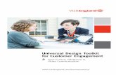 New Universal Design Toolkit for Customer Engagement · 2015. 12. 2. · 2. This Toolkit will help you to better engage with your customers through face-to-face, telephone and video