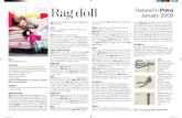 Rag doll Featured in January 2009 Prima - WordPress.com · 2017. 11. 9. · Rag doll Featured in Prima January 2009 1 2 3 JAN09 rag doll.indd 1 25/3/09 10:23:37. Created Date: 20090325102327Z