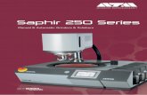 Saphir 250 Series - NEURTEK · Copyright © by ATM GmbH, Mammelzen |  The grinding & polishing machines of the SAPHIR 250 M and A-ECO series are characterised by their high