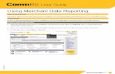 Using Merchant Data Reporting - Personal banking including ... · Using Merchant Data Reporting This guide takes you through the process of enabling and accessing Merchant Reporting