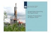 Omgevingsvergunning Miningactivities Nogepa-Presentation · 2018. 10. 26. · Ministerial regulation is set up to collect fees for the licensing procedure, ... -State supervision