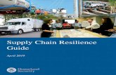 Supply Chain Resilience GuideSupply Chain Resilience Guide i Strategic Overview Disasters disrupt preexisting networks of demand and supply. Quickly reestablishing flows of water,