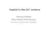 Capital in the 21 century - WordPress.com...The future of wealth concentration: with high r - g during 21 c (r = net-of-tax rate of return, g = growth rate), then wealth inequality