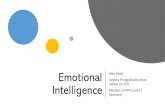 Emotional Intelligence - heeoe.hee.nhs.uk€¦ · Emotional Intelligence Self awareness, knowing your emotions Managing emotions and emotional self control Self motivation Empathy,
