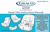 Do not install or use this child restraint until you read and ......Review section 8-A. Install this car seat tightly in your vehicle. • Car seat should not move at the belt path