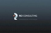 RCI-Consulting · 2019. 6. 14. · RCI-Consulting About company It’sinnovations,efficiency, customer oriented and responsibility ... • Environmental compliance certificate system