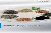 ANDRITZ MeWa recycling technologies · 2017. 2. 21. · catalytic converters, the aluminum from wheel rims and engines, or the steel springs from seats – ANDRITZ MeWa re-cycling