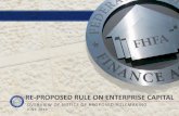 RE-PROPOSED RULE ON ENTERPRISE CAPITAL · 2020. 6. 4. · Under FHFA’s market share approach, an Enterprise’s stability capital buffer would depend on an Enterprise’s share