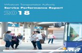 Whatcom Transportation Authority Docs/2018 - Annual... · 7%, WTA has seen a 3% decrease in Boardings over the past 10 years. This decrease is on par with national trends, with the