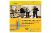 Aging Services of Minnesota’s Marketing and Sales for ... · market your senior community and increase occupancy. Aging Services’ Marketing & Sales Certificate Program, now in