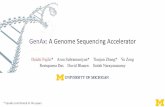 GenAx: A Genome Sequencing AcceleratorKey observation 3D Silla ≅2 layer Silla O(k2) Local Silla: String Independent Local LevenshteinAutomaton 32. Local Reference A G T A AG C CA