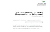 Programming and Operations Manual - Hurco · conventions to explain the system concepts and to point out key concepts. These conventions are described in this section. Sections of