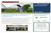 GABI e-Newsletter | issue 02 - AIP-ICRISAT...April 1, 2013 [GABI e-Newsletter | issue 02] Page 1 2 | P a g e e 2 ICRISAT signs MOU’s at CII-EXIM Bank conclave on India- Africa Project