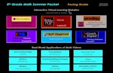 Interactive Virtual Learning Websites...5th Grade Math Summer Packet Pacing Guide 2020 Interactive Virtual Learning Websites Click the icons to access Real-World Applications of Math