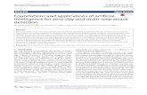 REVIEW OpenAccess Foundationsandapplicationsofartificial ......Since the 1980s, most security solutions have been based on the detection of malevolent communications orcodethroughasignature-basedapproach[11].How-ever,