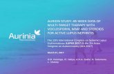 AURION STUDY: 48-WEEK DATA OF MULTI-TARGET THERAPY WITH VOCLOSPORIN, MMF AND STEROIDS ... · 2020. 3. 24. · R.B. Huizinga, R. Yahya, A.H.A. Gafor, N. Solomons, L. Veasey AURION