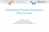 Compiling Parallel Programs into Circuits...Key Points • This is early stage work on compiling parallel C# and F# programs into parallel hardware. • Important because future processors