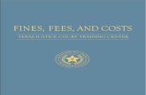 FINES FEES, AND COSTS - Texas State Universityb99a647c-cb25-485f... · 2020. 6. 18. · v FOREWORD This deskbook on . Fines, Fees, and Costs (1. st . ed. January 2020) represents
