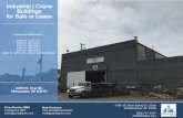 Industrial | Crane Buildings for Sale or Lease · s i nforma ti on carefully. An Agent of the Firm can answer your ques ti ons about brokerage services, 20 but if you need legal adv