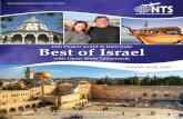 Best of Israel - Noseworthy Travel Services · 2019. 9. 23. · his final journey to Rome (Acts 25 & 26). View the heights of Mount Carmel, where Elijah defeated the prophets of Baal