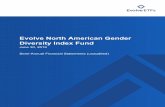 Diversity Index Fund Evolve North American Gender...Evolve North American Gender Diversity Index Fund Statement of Financial Position (unaudited) (in Canadian dollars, except for number