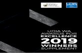 UDIA WA · highly esteemed UDIA WA Awards for Excellence for 2019. The award program this year received a record number of nominations and is a testament to the resilience and innovation