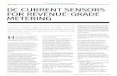Company Showcase DC CURRENT SENSORS FOR REVENUE … · Company Showcase DC CURRENT SENSORS FOR REVENUE-GRADE METERING A recent report by the US Electric Power Research Institute (EPRI)