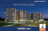 THIS IS AN ACTUAL SHOT OF READY TO MOVE IN HOMESJan 24, 2018  · creating Provident Sunworth. With over 75% open space, Sunworth is virtually a mini Bangalore. It has everything that